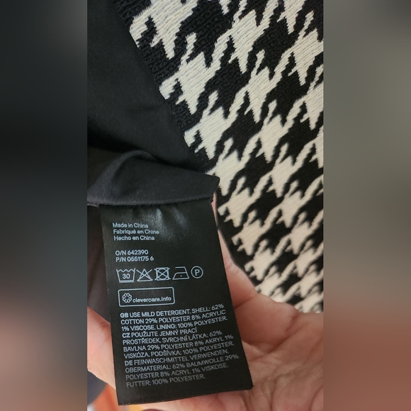 H&M Houndstooth Spring Coat - Picture 9 of 9